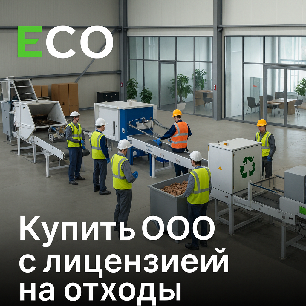 Купить ООО с лицензией на отходы
