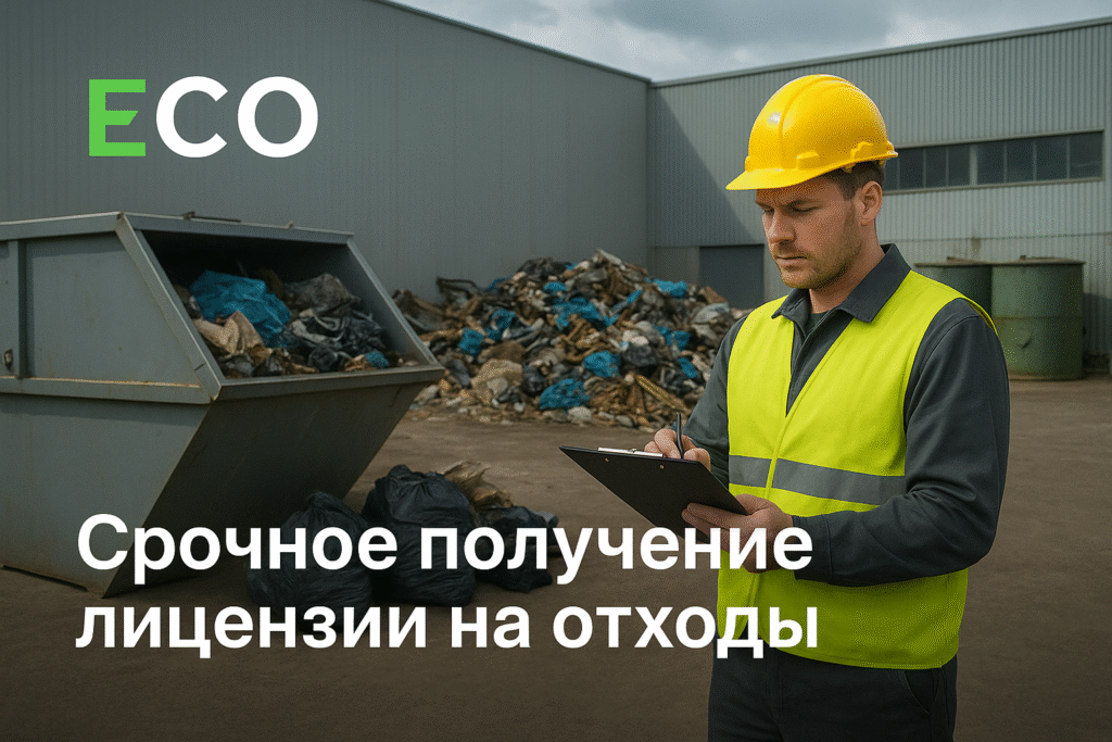 Срочное получение лицензии на отходы